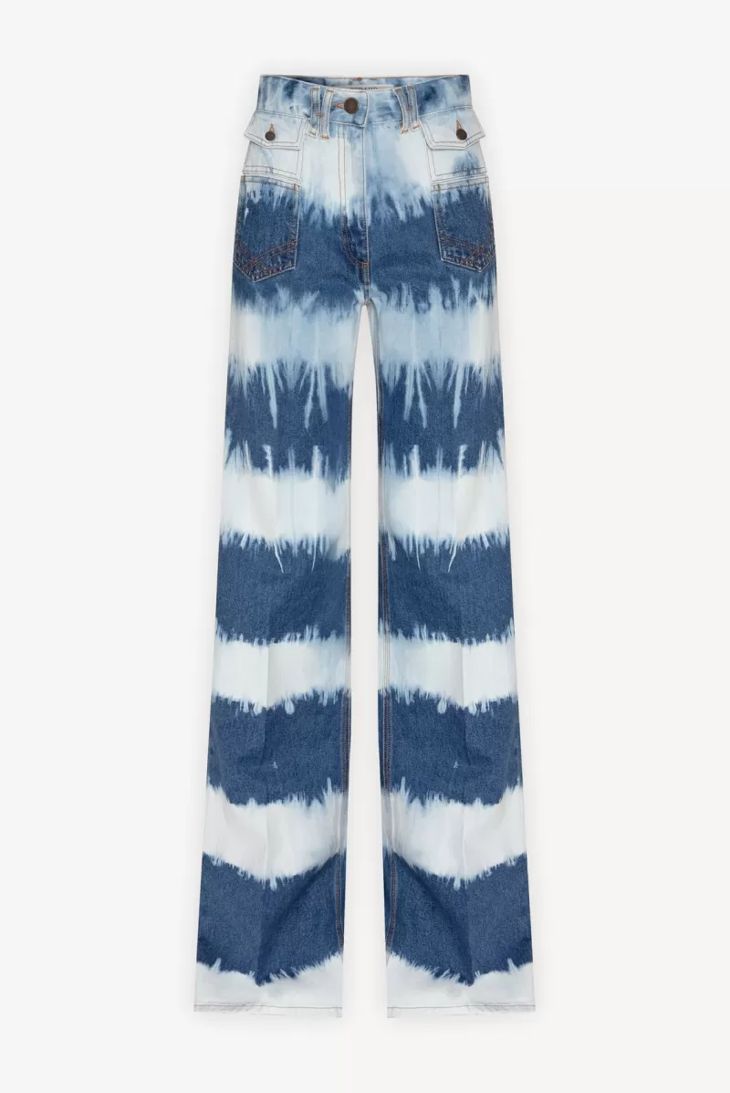 ANNA - Large tie-dye print jeans | Gerard Darel Outlet