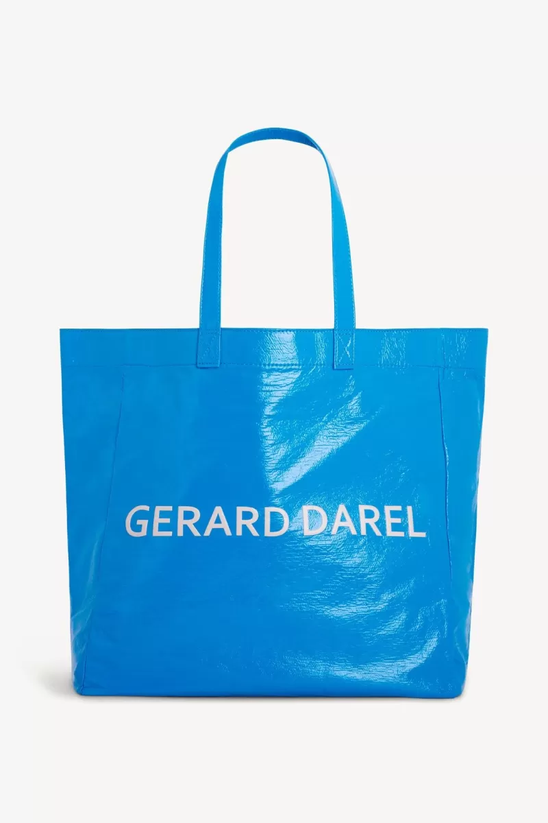 Azur coated canvas tote bag - LOLA | | Gerard Darel Hot