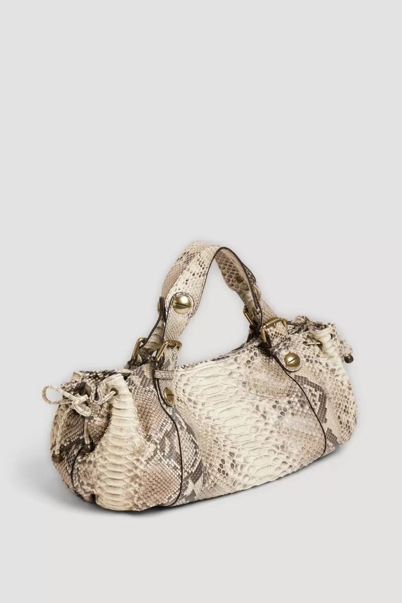 Beige python handbag - 24H | | Gerard Darel Cheap