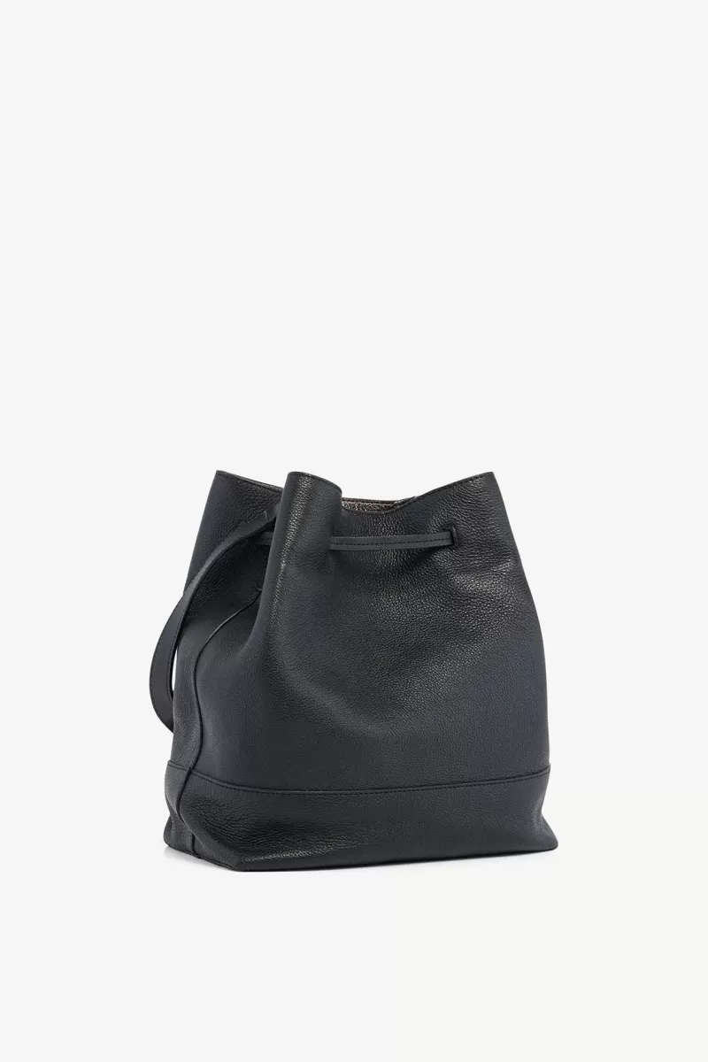 grained leather bucket bag - JANE | | Gerard Darel Online