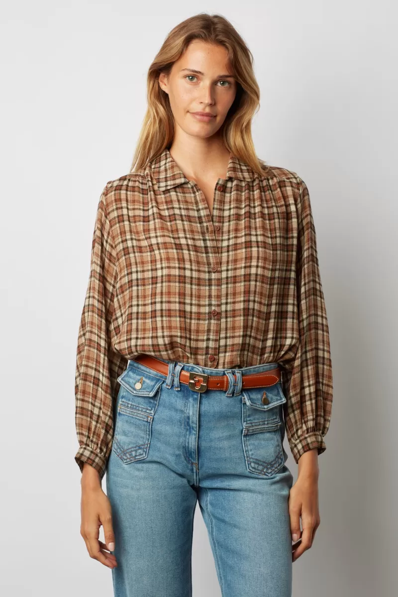 Check shirt - COLOMBE | Gerard Darel Online