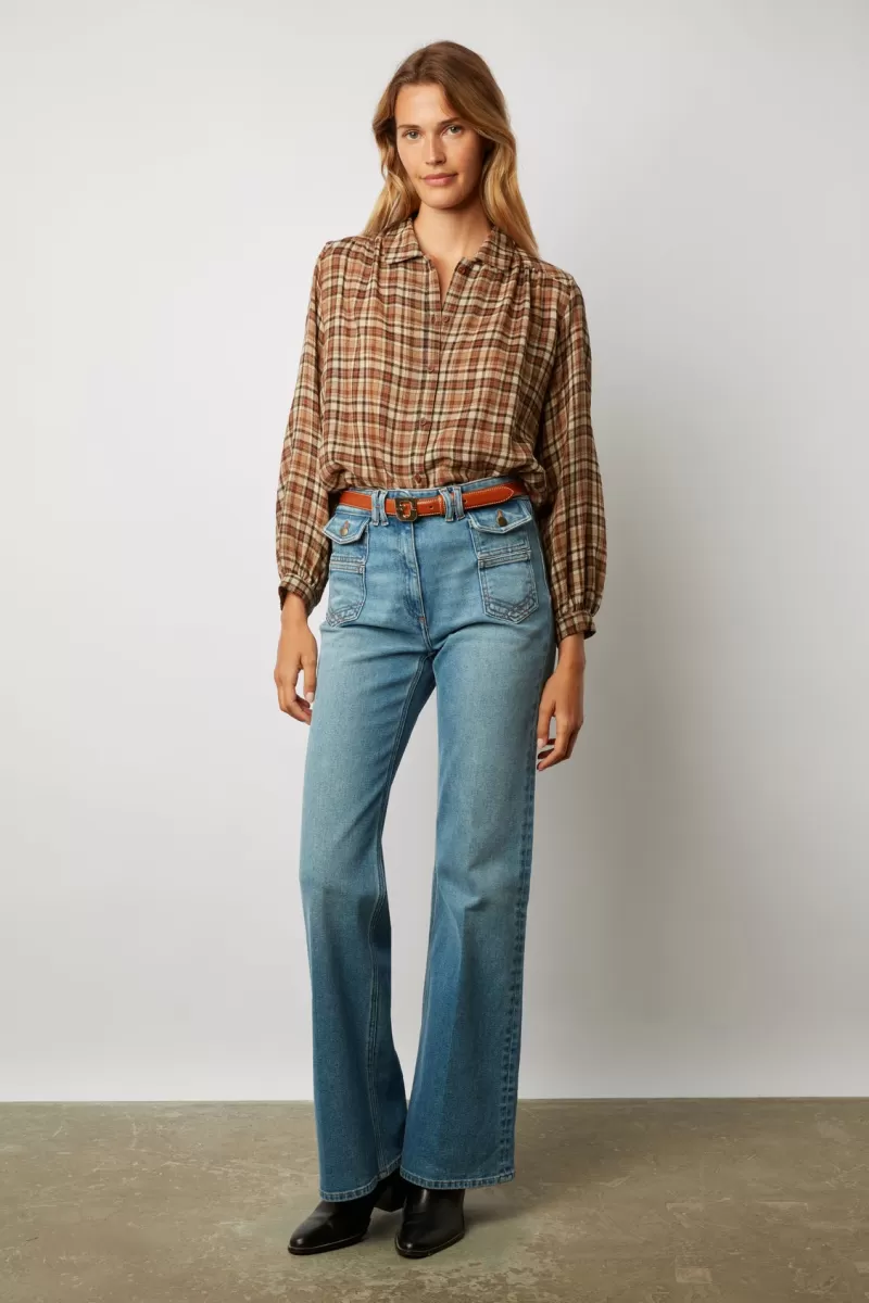 Check shirt - COLOMBE | Gerard Darel Online