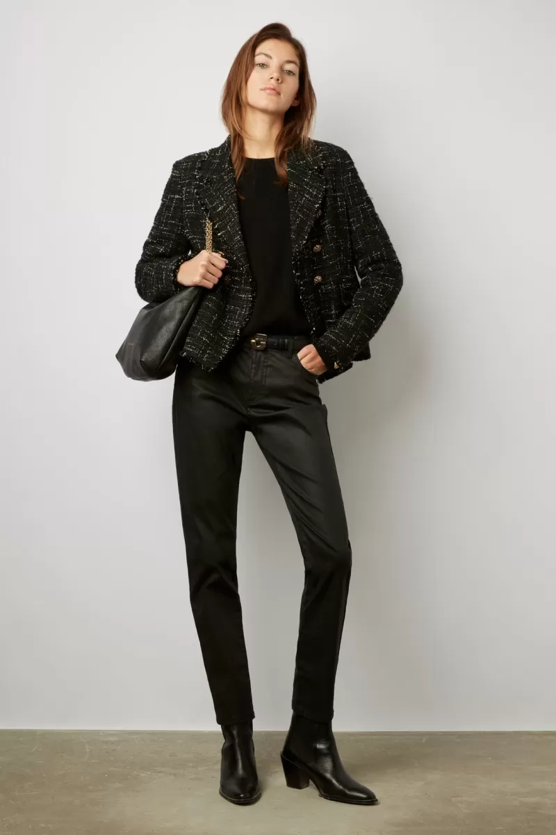 Double-breasted tweed jacket - NALINI | Gerard Darel Store