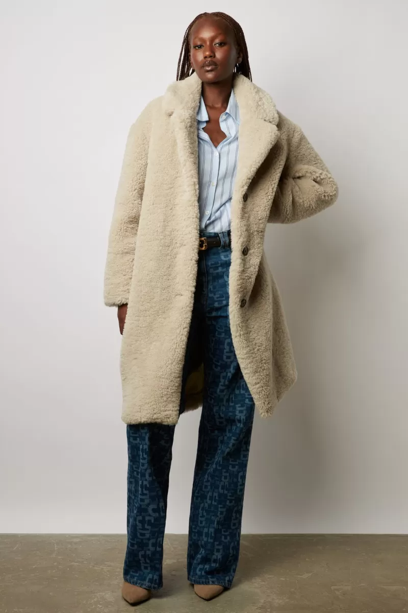 Faux fur coat - SERENA | Gerard Darel Best