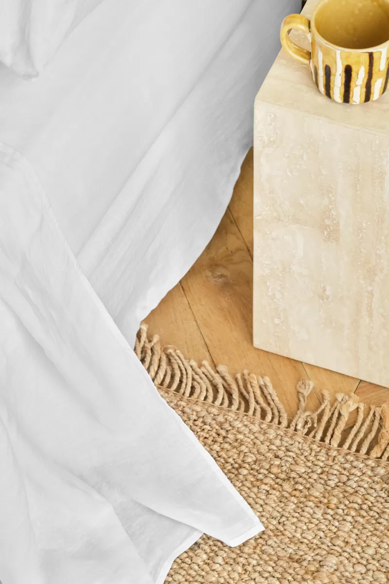 Flat washed linen sheet - | Gerard Darel Best Sale