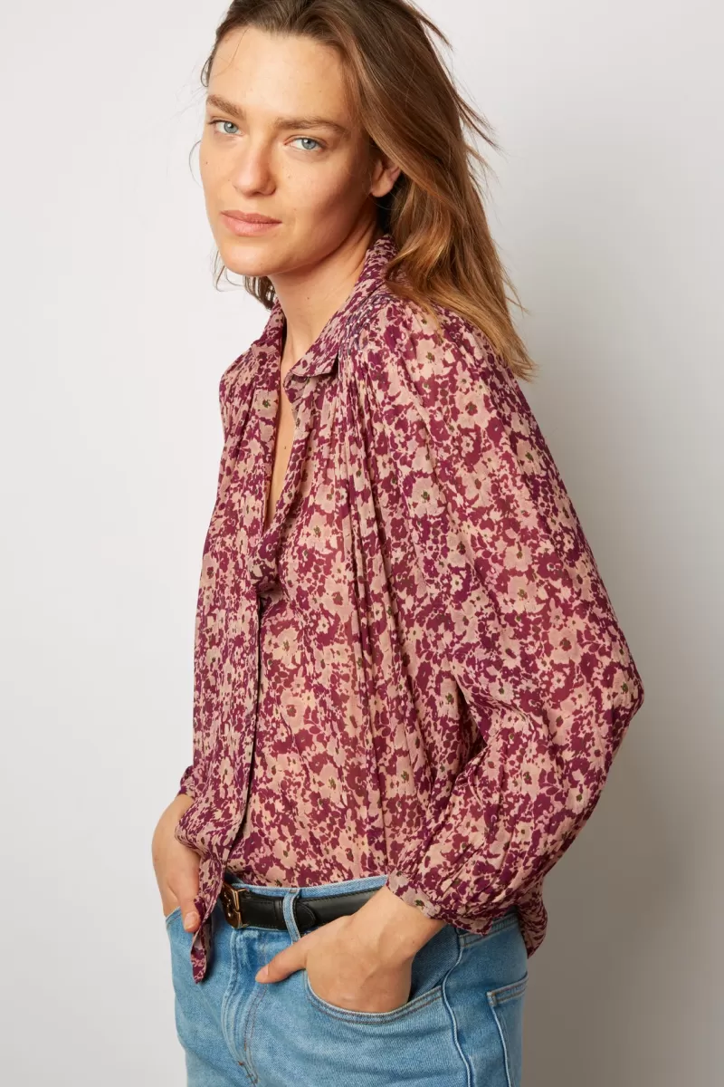 Floral muslin shirt - CHELSEA | Gerard Darel Outlet