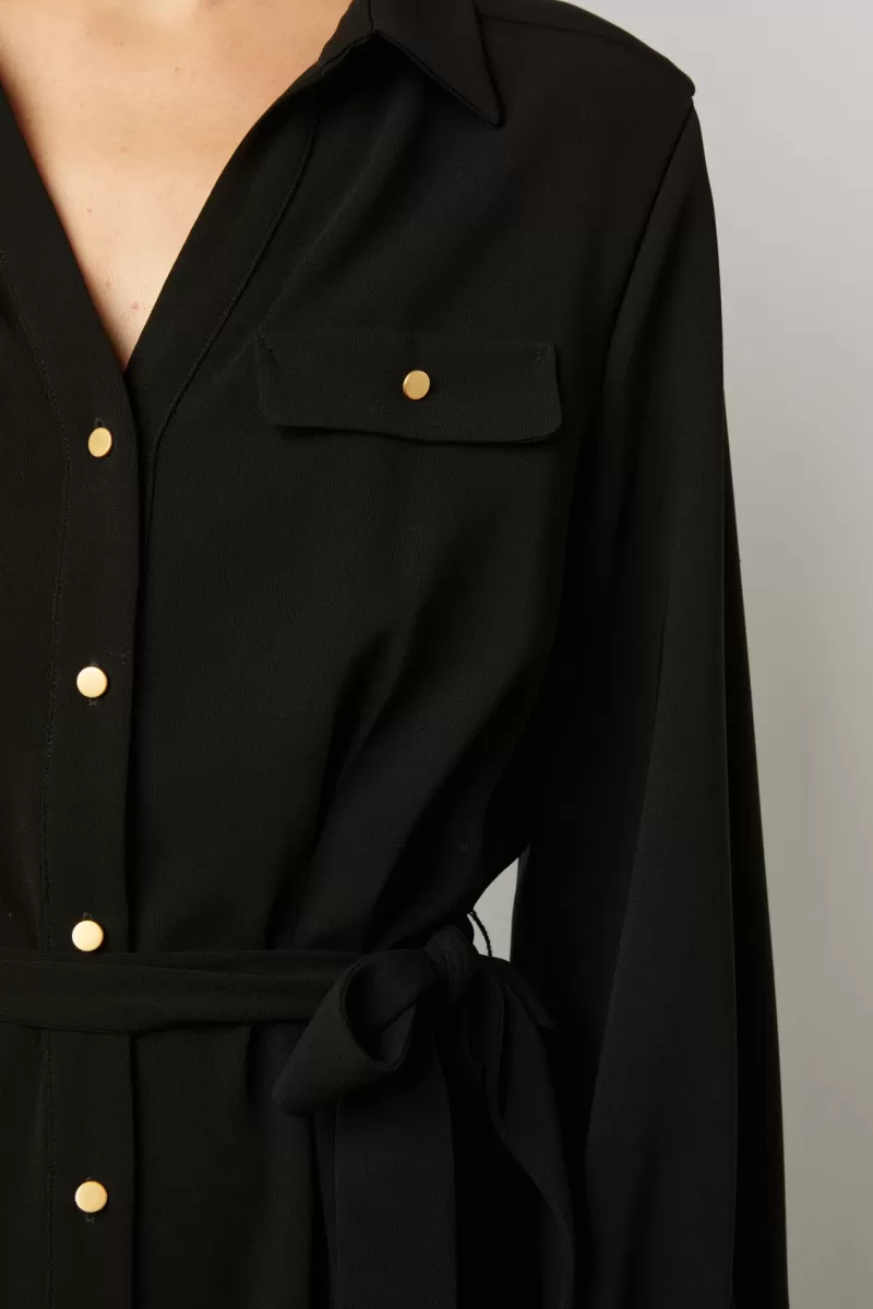 Flowing crepe shirt dress - JOLEEN | Gerard Darel Best Sale