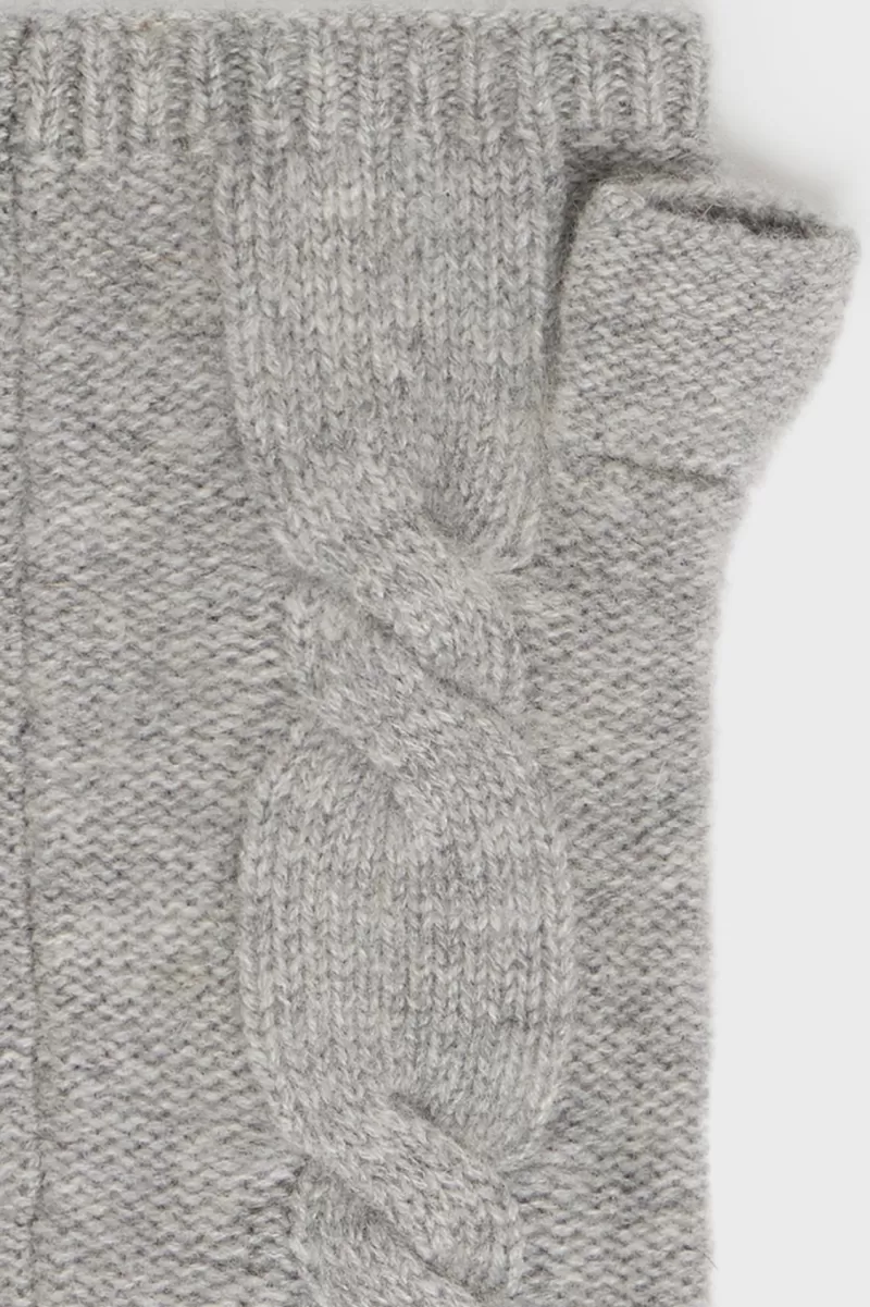 Gray cashmere mittens - FANETTE | | Gerard Darel Clearance