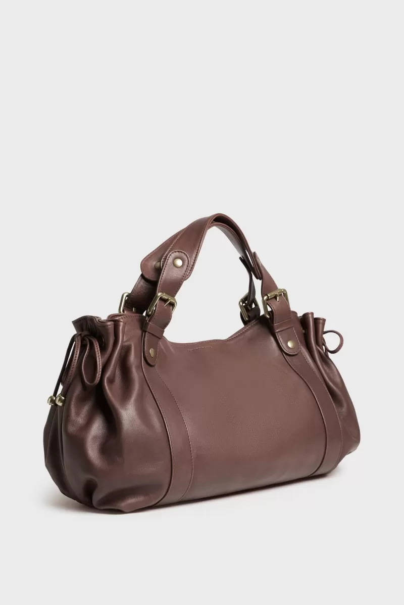 Handbag in calf leather - 24H | Gerard Darel Online