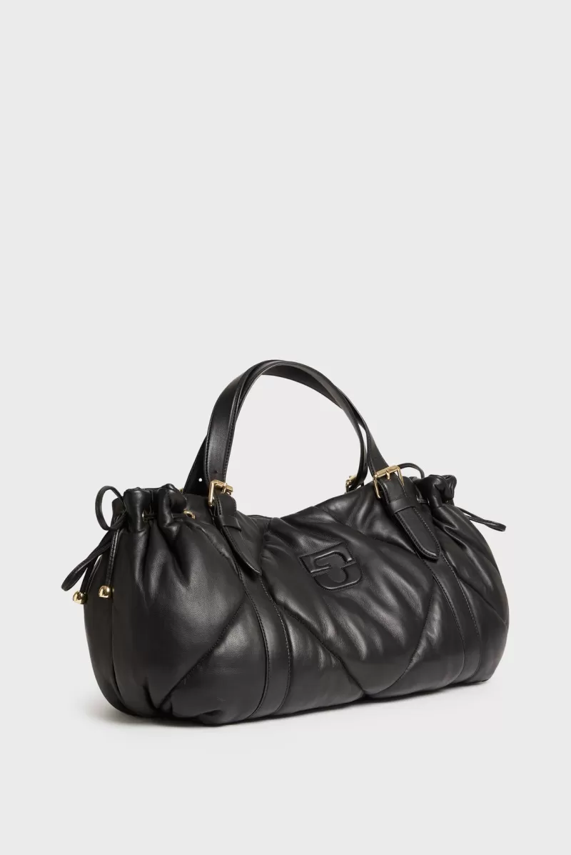 Handbag in quilted lamskin leather -  Le 24H | Gerard Darel Best