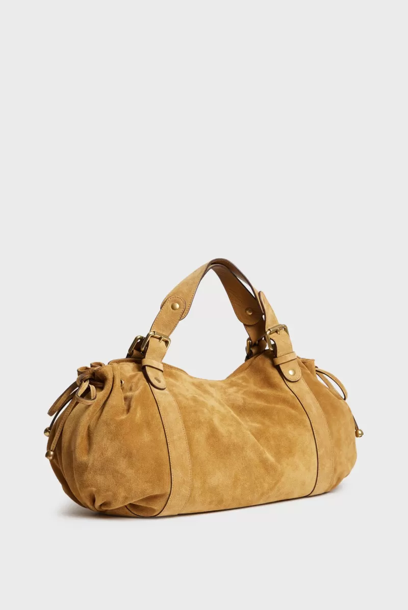 Handbag in suede leather - 24H | Gerard Darel Cheap