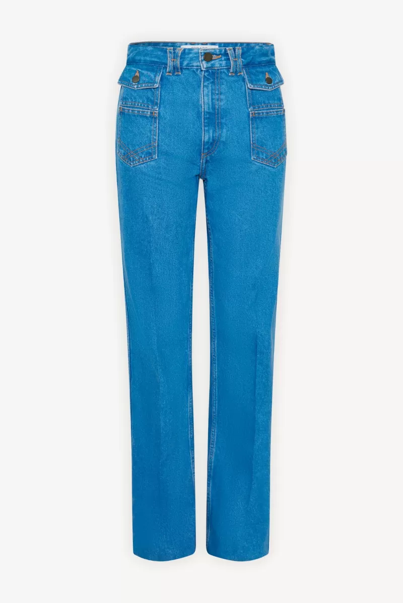 High-waisted cotton jeans Jeans - AVA | | Gerard Darel Outlet