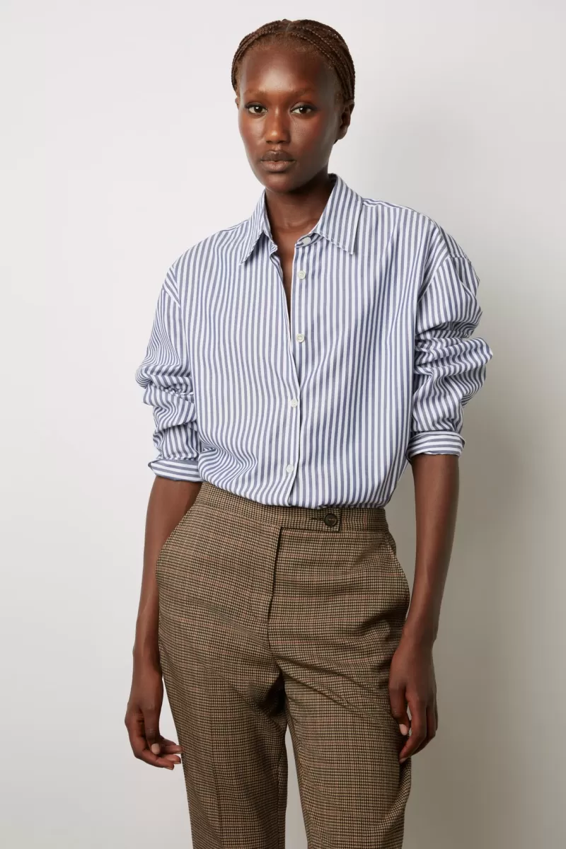 Large stripe cotton shirt | Gerard Darel Cheap