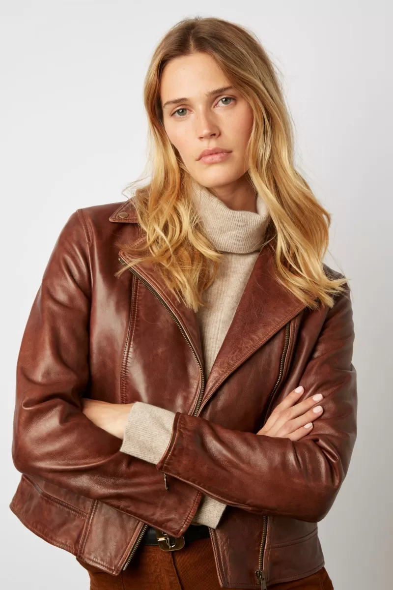 Leather jacket - NATSUNI | Gerard Darel Best