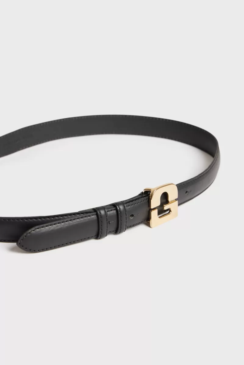 Leather signature belt - LE LAUREN | Gerard Darel New