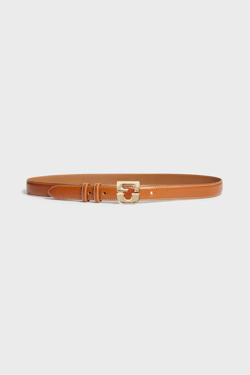 Leather signature belt - LE LAUREN | Gerard Darel Shop