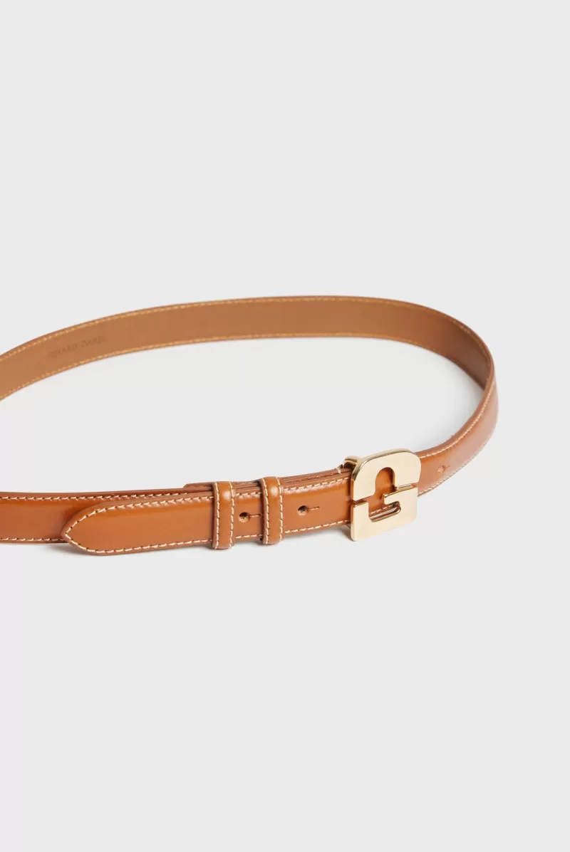 Leather signature belt - LE LAUREN | Gerard Darel Shop