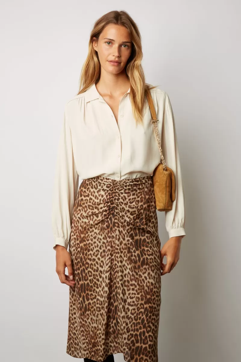 Leopard print midi skirt - BETHY | Gerard Darel Best Sale