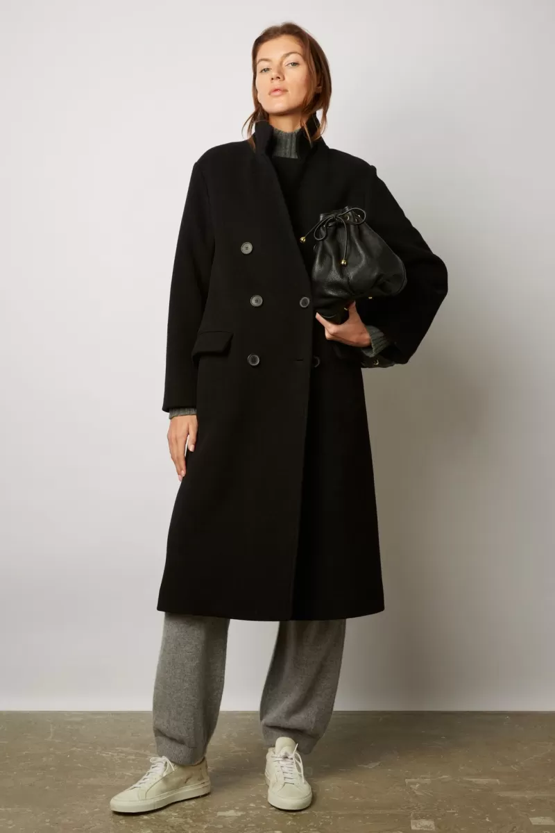 Long coat in wool blend - SAMANTHA | Gerard Darel Shop