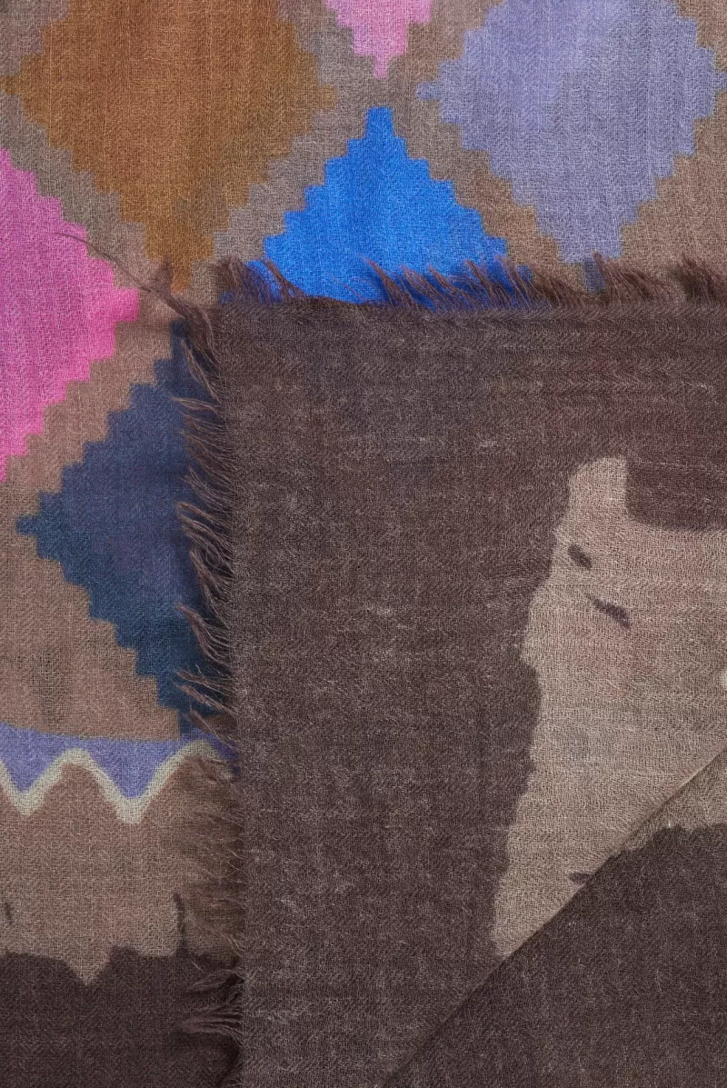 Lozenge print wool scarf - GABY | Gerard Darel Best