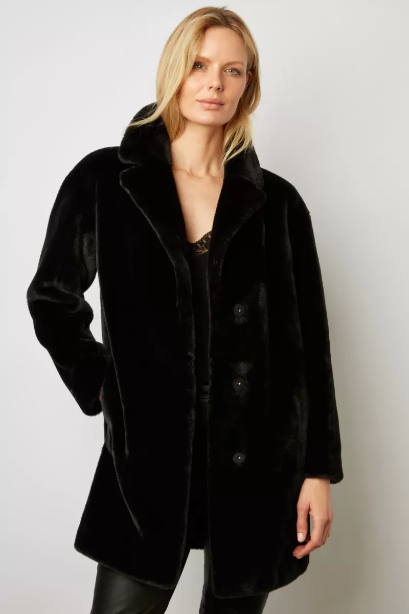 Mid-length faux fur coat - SERAPHINA | Gerard Darel Store