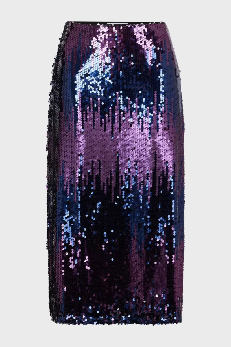 Multi-colored sequin straight skirt - BELLINDA | Gerard Darel Best Sale