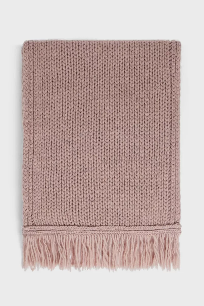 Nude fringed scarf - APPLE | | Gerard Darel Discount