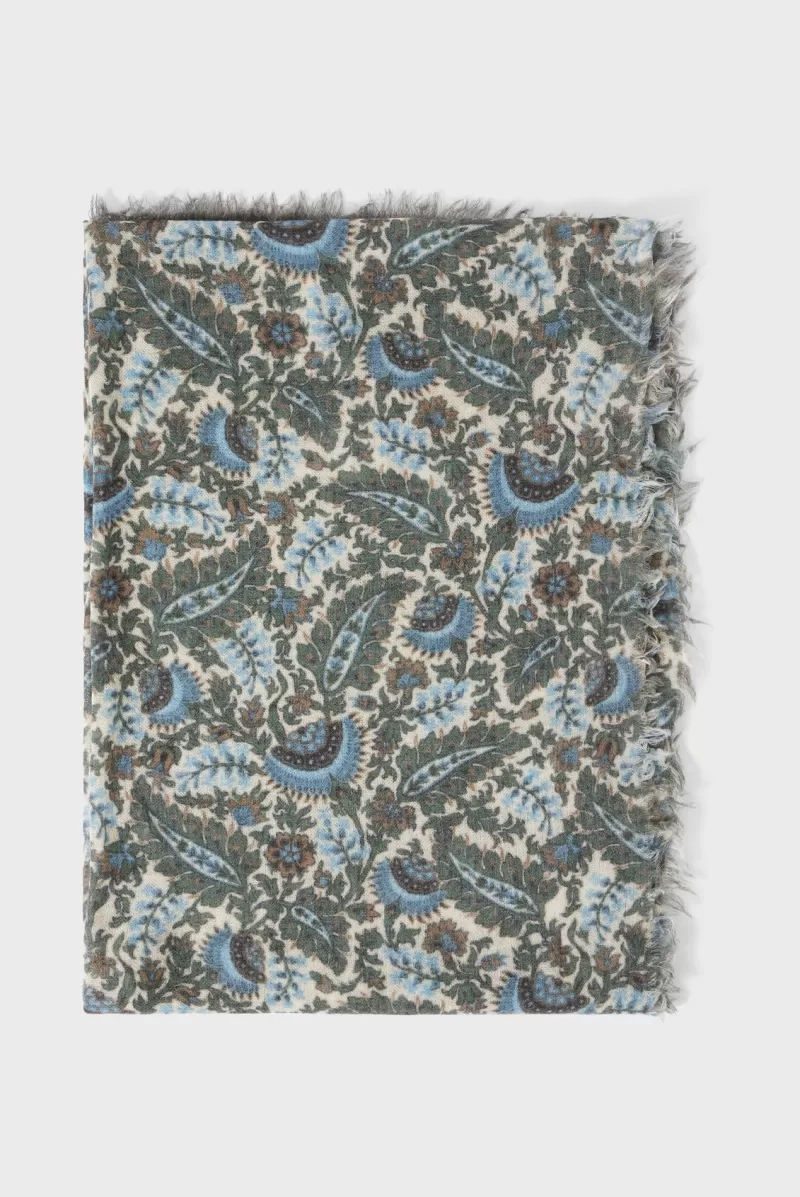 Paisley print wool scarf - GANA | Gerard Darel New