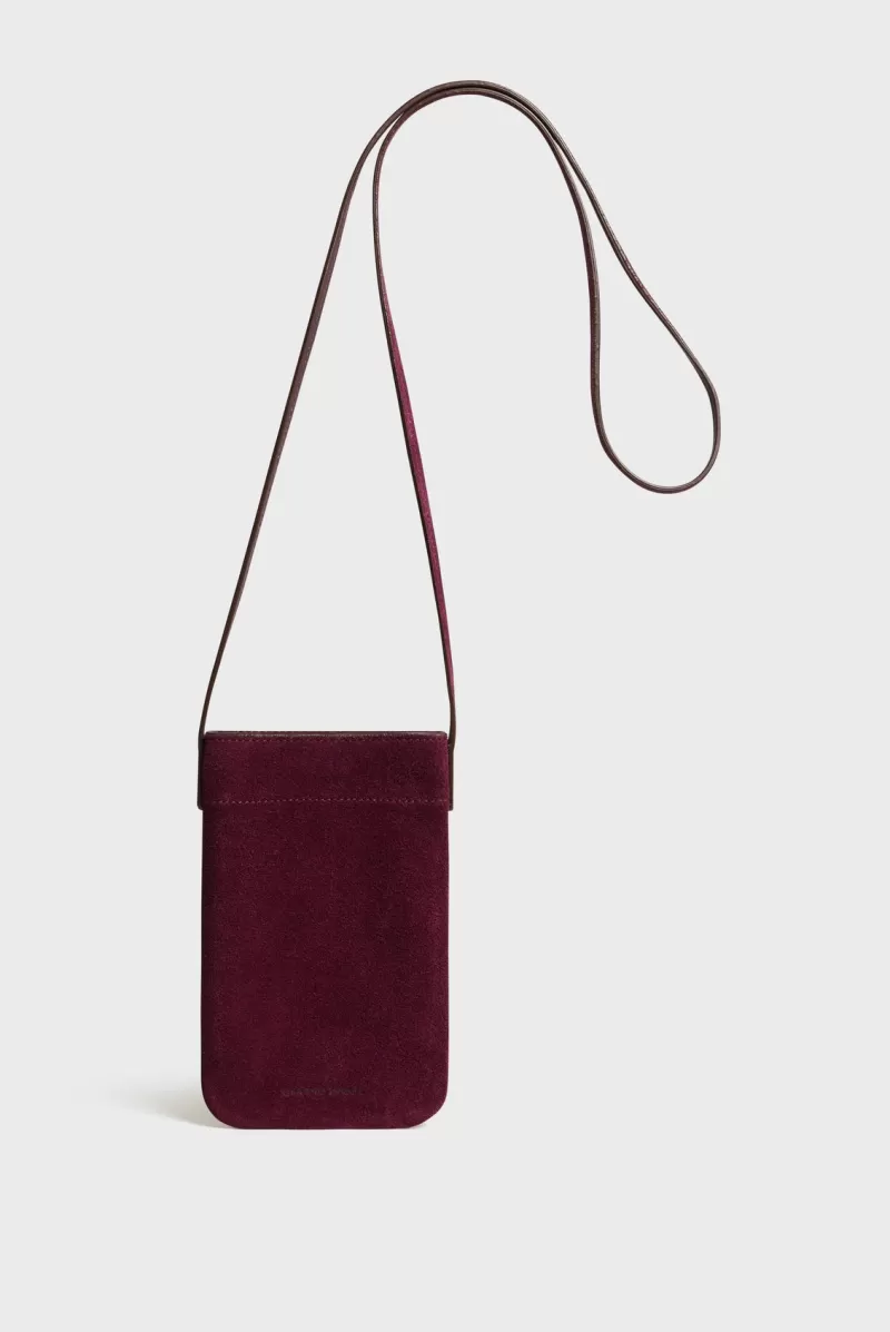 Phoneholder in suede leather - LADYPHONE | Gerard Darel Flash Sale