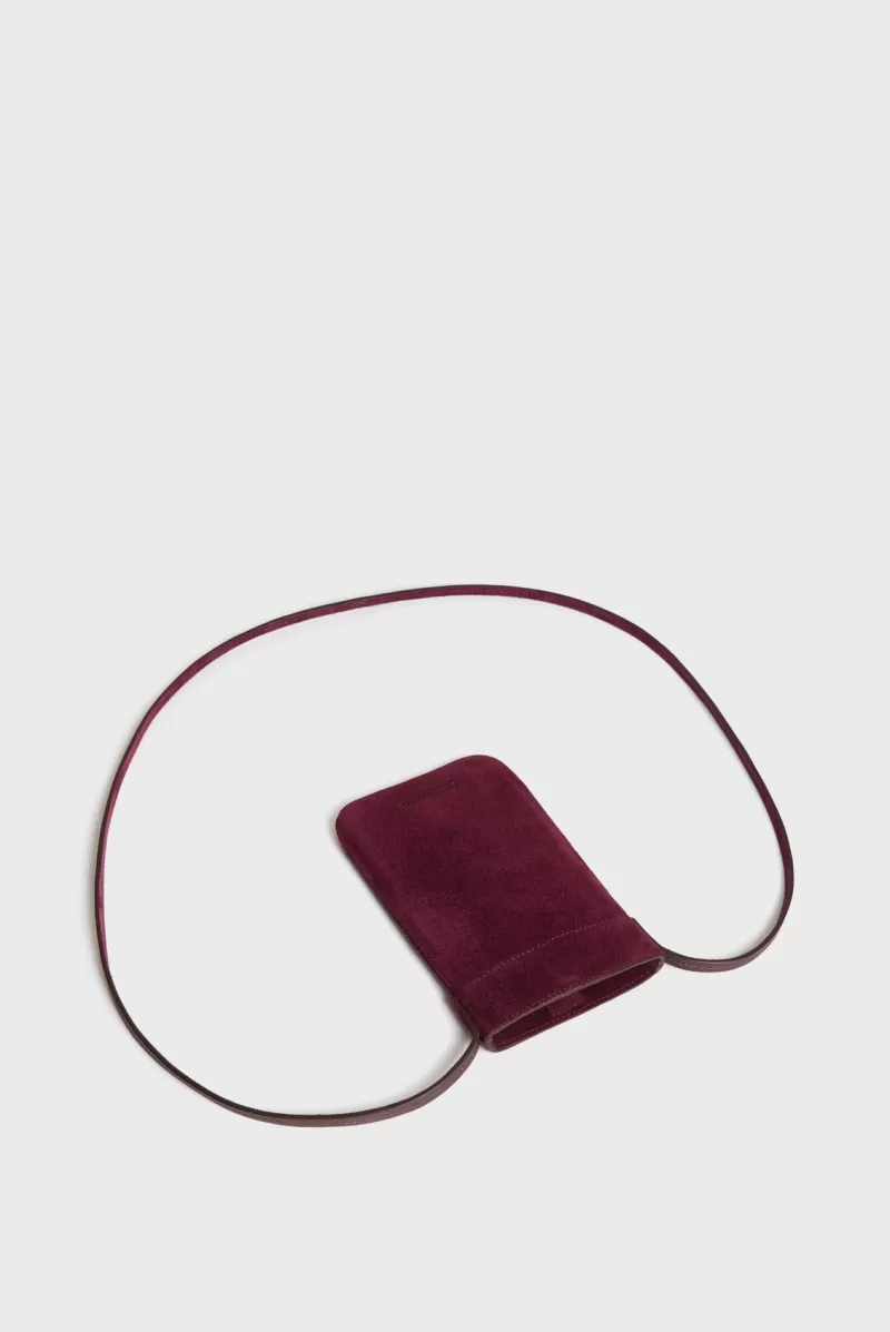 Phoneholder in suede leather - LADYPHONE | Gerard Darel Flash Sale