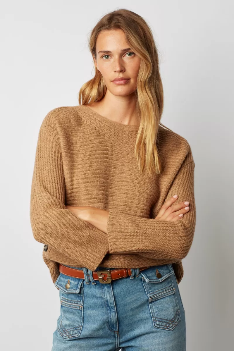 Plain Ottoman knit sweater - LIV | Gerard Darel Best Sale
