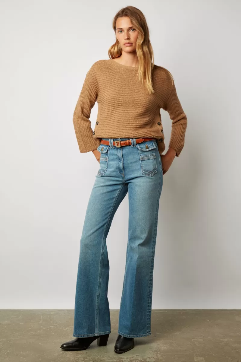 Plain Ottoman knit sweater - LIV | Gerard Darel Best Sale