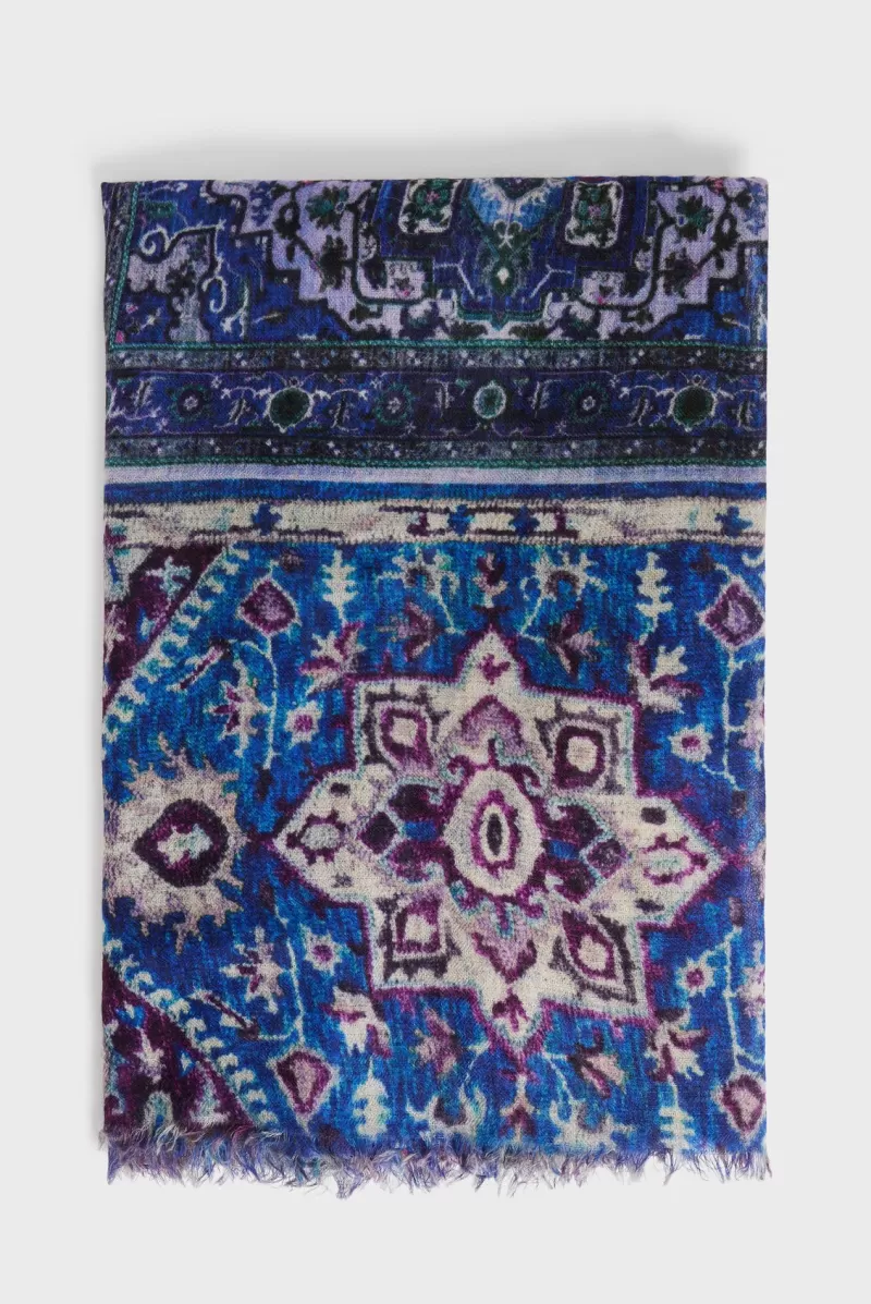 Printed wool scarf - GANESH | Gerard Darel Fashion