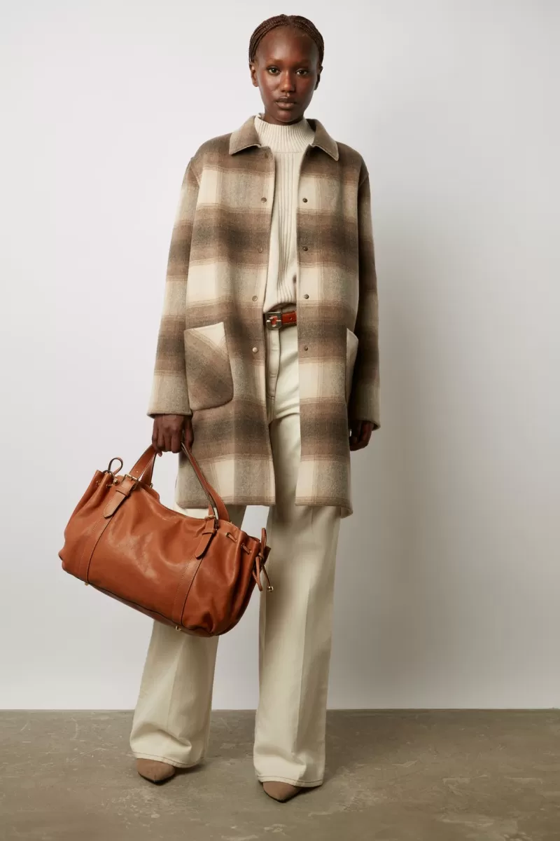 Reversible check coat - SABINE | Gerard Darel Hot