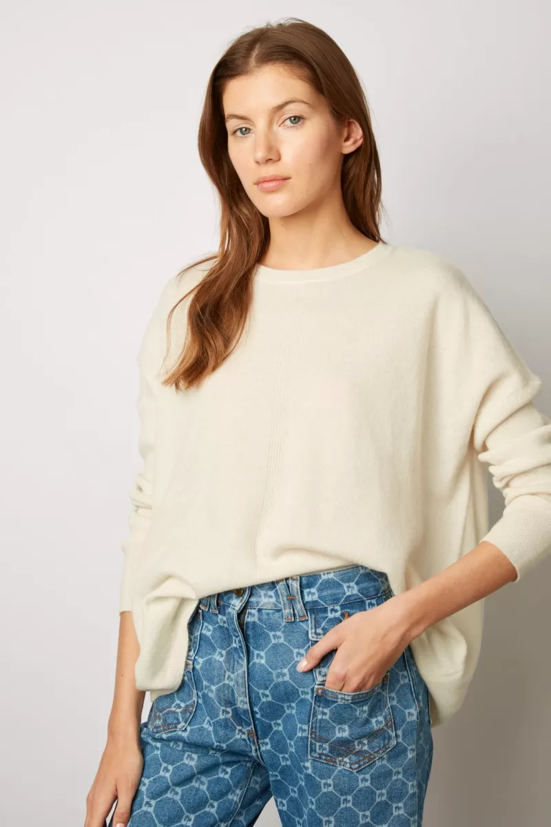 Round neck cashmere sweater - LIZEA | Gerard Darel Discount