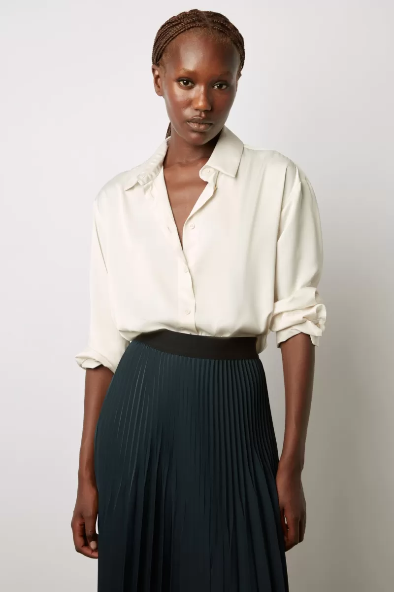 Satin feel soft blouse - CINDY | Gerard Darel Flash Sale