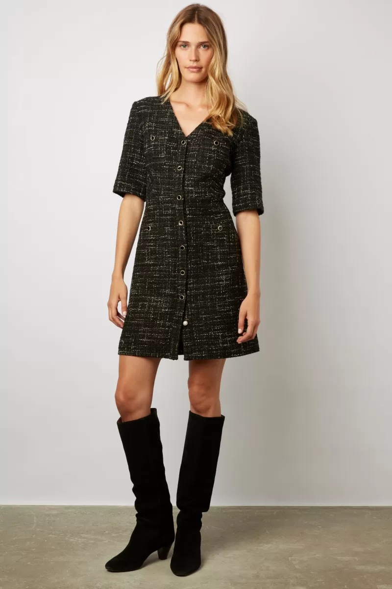 Short, fitted tweed dress - JOANILYA | | Gerard Darel Hot