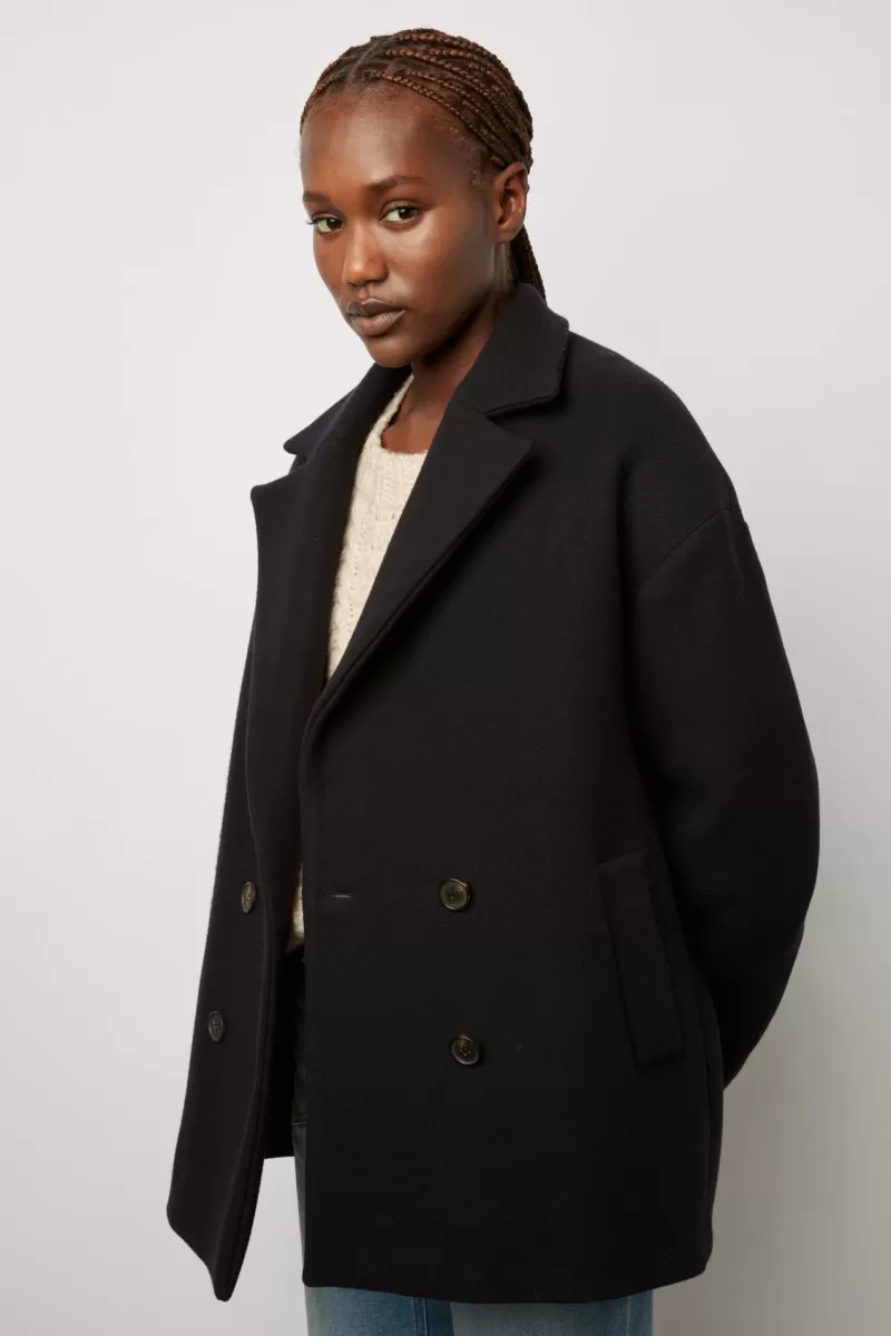 Short virgin wool blend coat - SHEILA | Gerard Darel Clearance