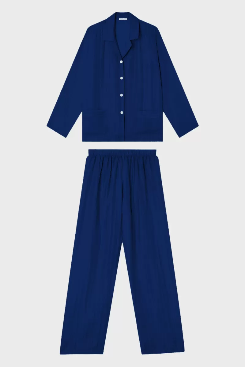 Silk Pyjama - Navy blue | Gerard Darel Best