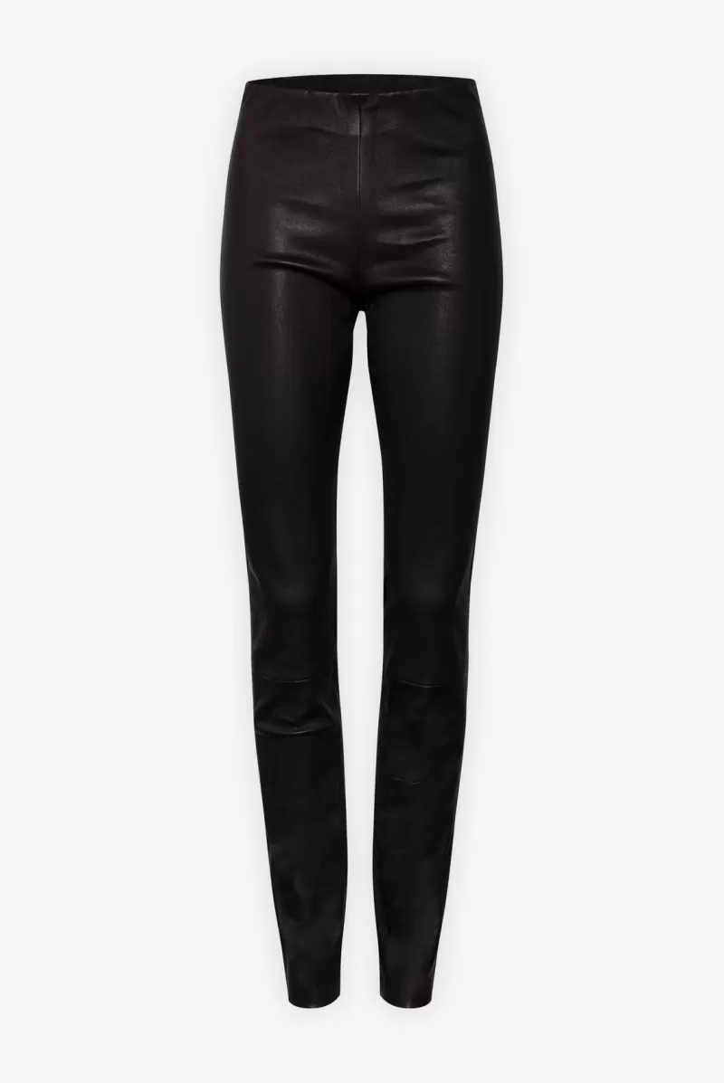 Skinny lambskin pants | Gerard Darel Online