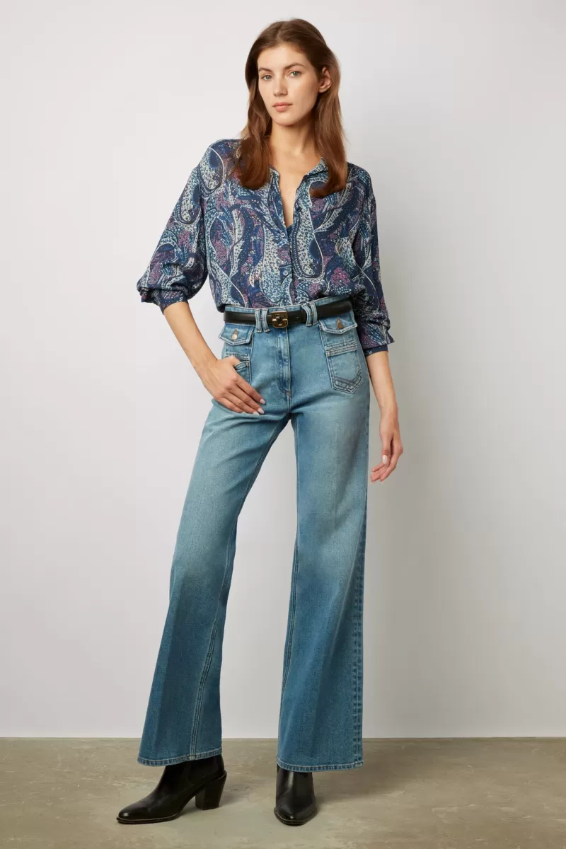 Soft paisley print shirt - CARLA | Gerard Darel Cheap