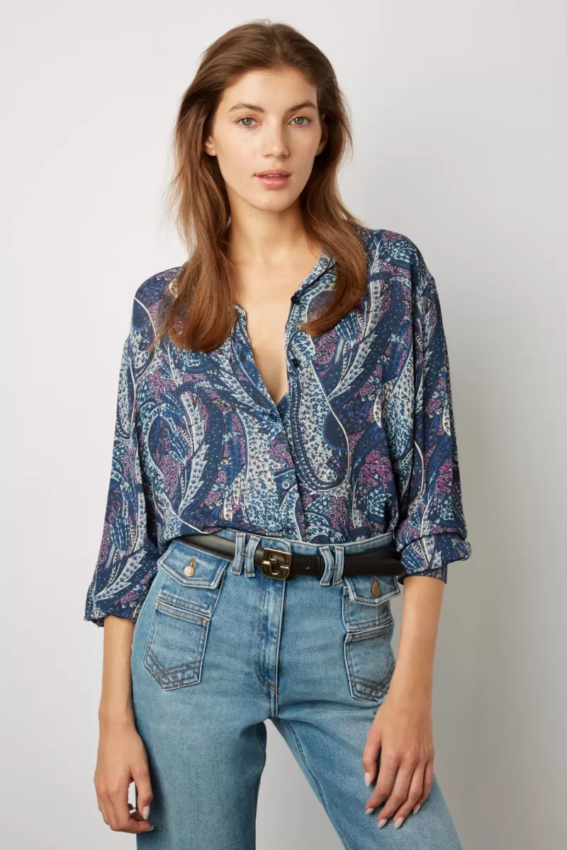 Soft paisley print shirt - CARLA | Gerard Darel Cheap