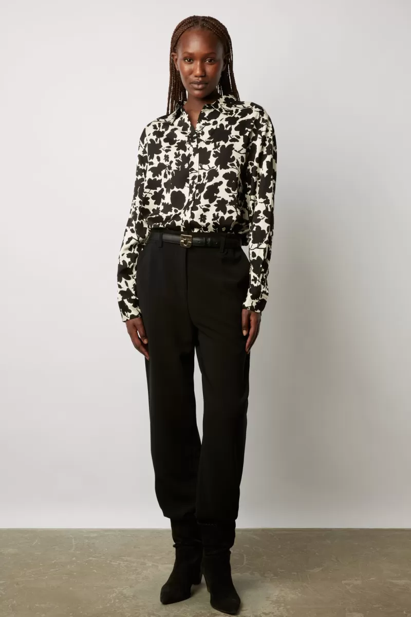 Soft two-color floral print shirt - CARLA | Gerard Darel Discount