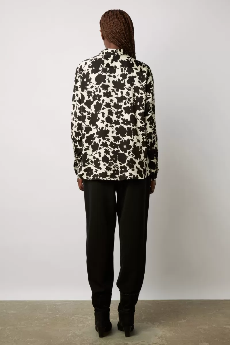 Soft two-color floral print shirt - CARLA | Gerard Darel Discount