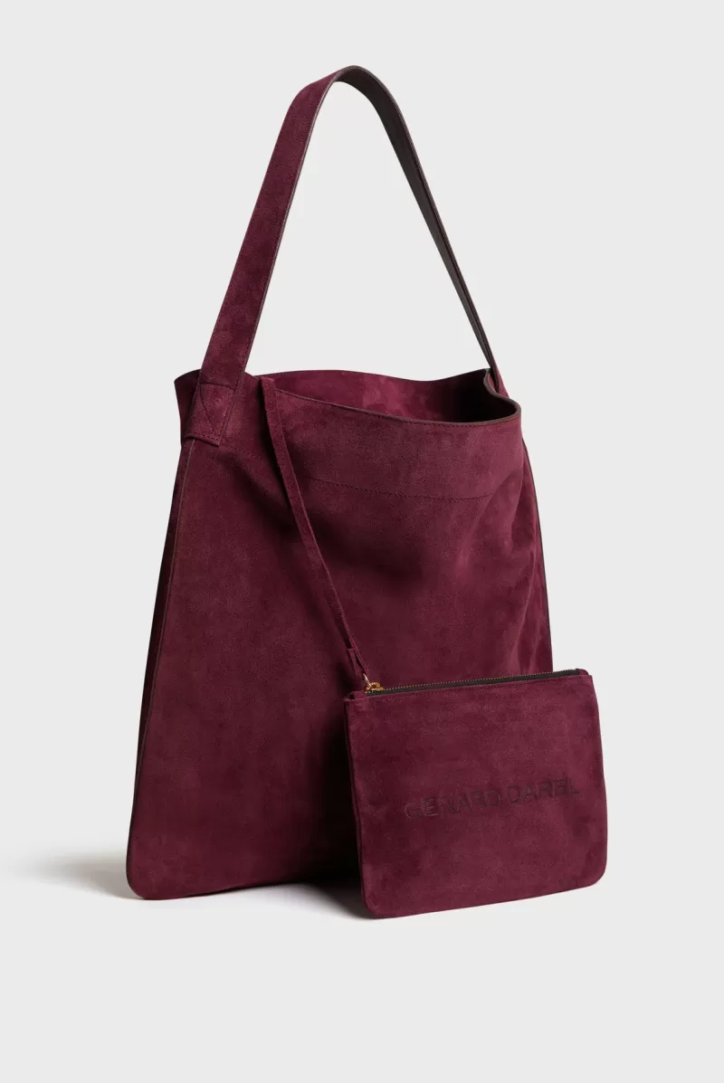 Totebagin suede leather - LADY | Gerard Darel Sale