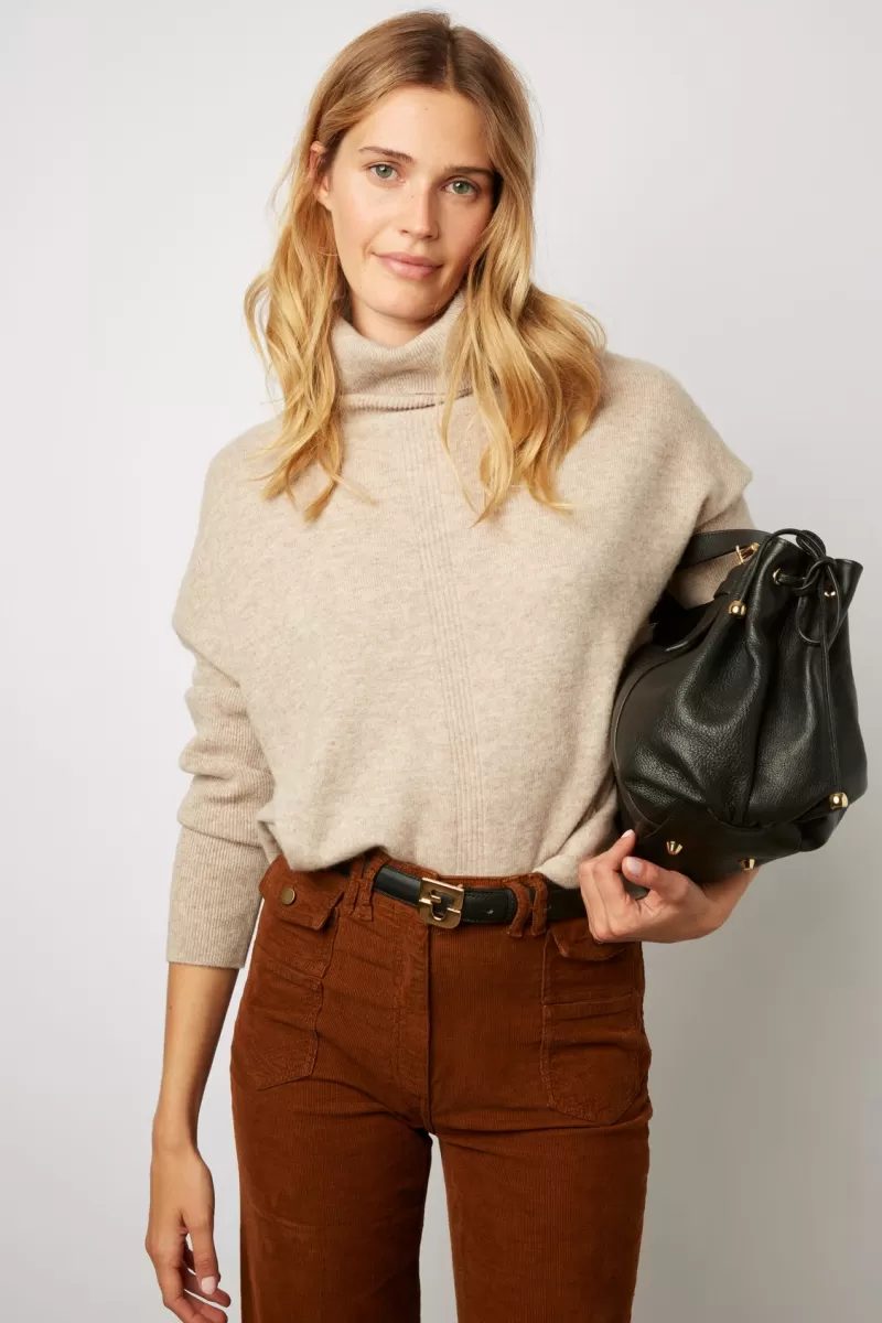 Turtleneck cashmere sweater - LIVIA | Gerard Darel Fashion
