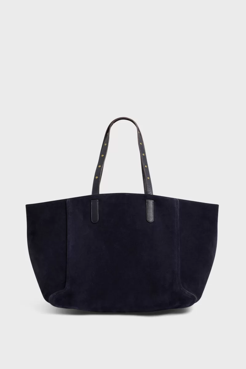 Universe suede leather tote bag - SIMPLE 2 | | Gerard Darel Outlet