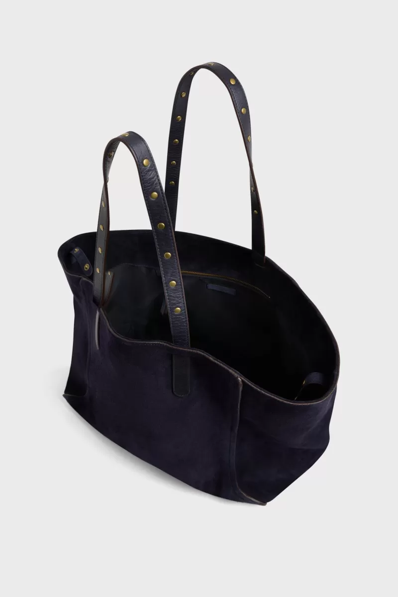 Universe suede leather tote bag - SIMPLE 2 | | Gerard Darel Outlet