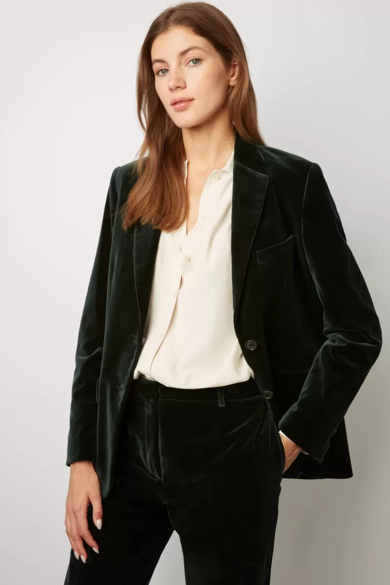 Velvet suit jacket - NORIANE | Gerard Darel Shop