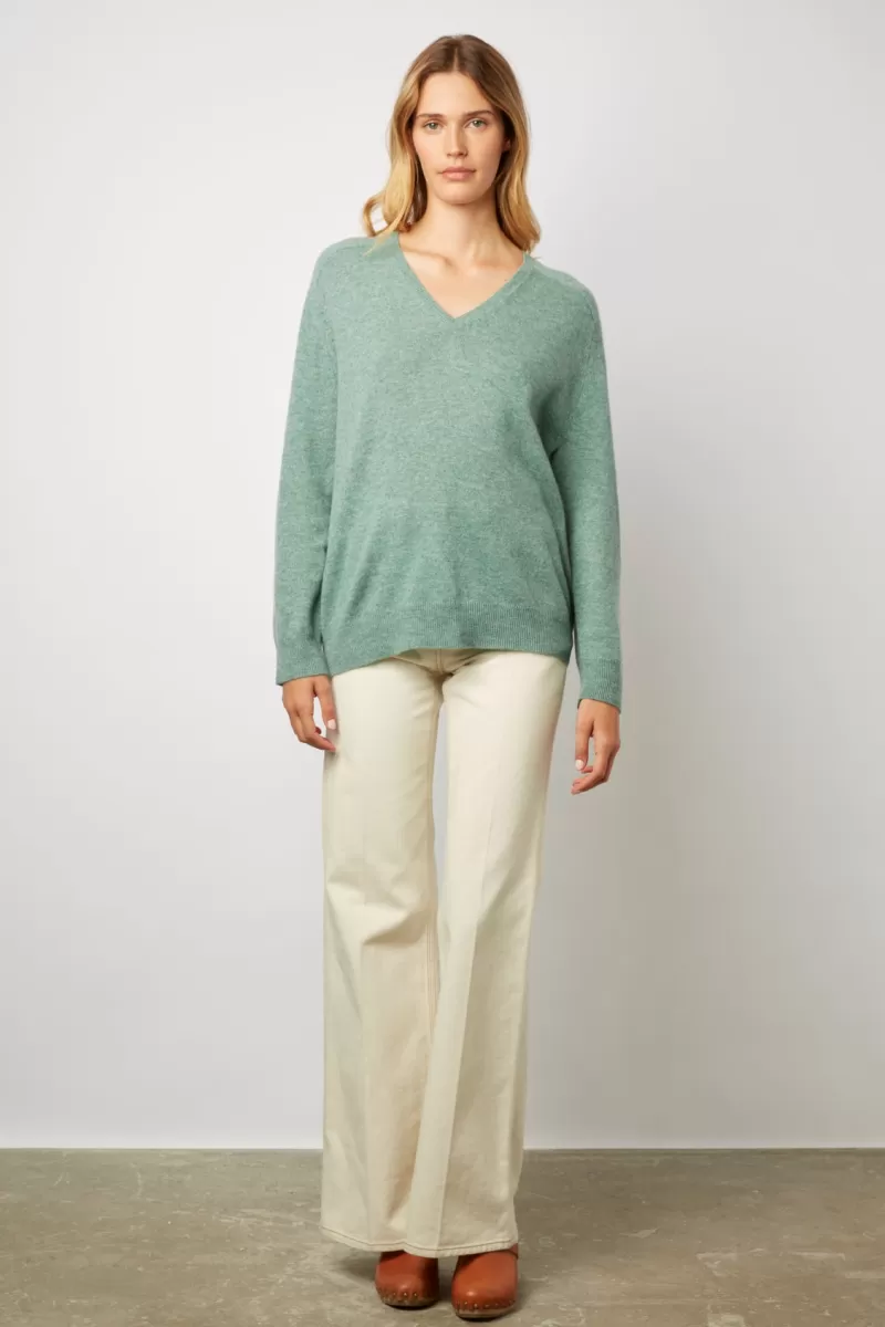 V-neck cashmere sweater - LILIROSE | Gerard Darel Sale